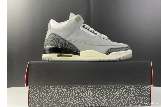 Jordan Retro Chlorophyll Air 3 136064-006 136064-006 0813